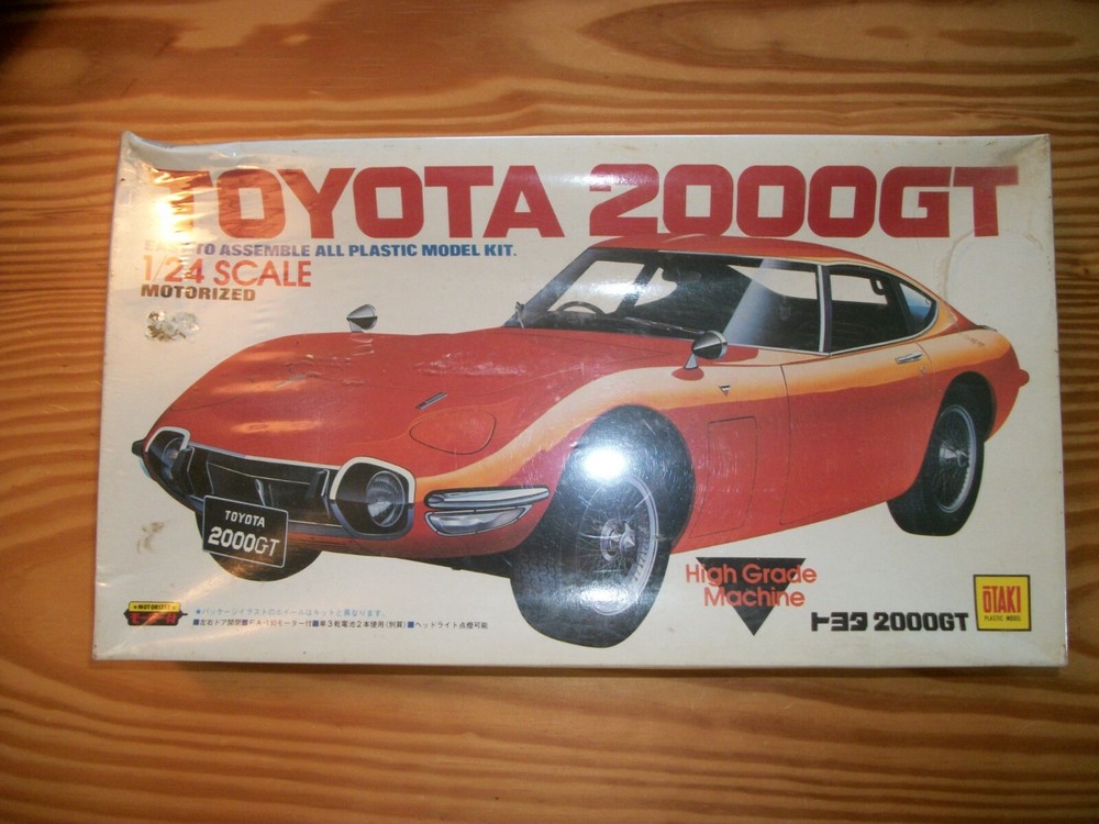 VINTAGE ~ Otaki Toyota 2000GT Motorized 1/24 Scale Kit ~ Sealed   12/25