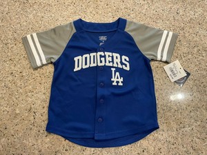 dodgers jersey button up