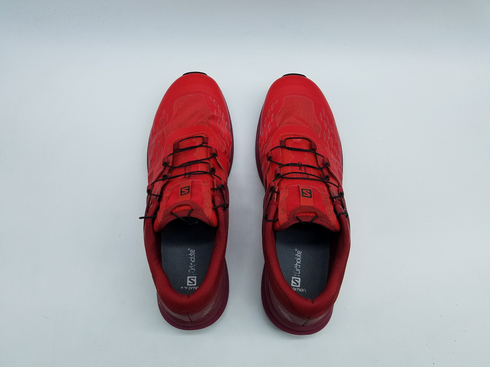 Scarpe da trail running rosse da uomo Salomon Ultra Pro taglia 11 5