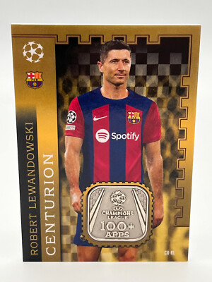 Topps Champions League Match Attax 2023/2024 -CENTURION CA-RL ROBERT LEWANDOWSKI