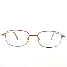 Contempo GF-4103 Eyeglasses Brown round Half rim Frames 53-18 140 mm