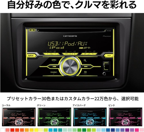 Pioneer Audio FH-3100 2D CD USB Carrozzeria - Picture 3 of 5