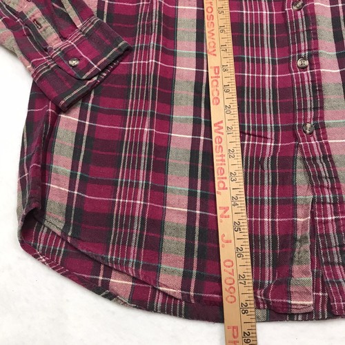 Y2K NORTHWEST TERRITORY Flannel Shirt Men L Violet Purple Plaid Grunge Outdoor - Picture 12 of 14
