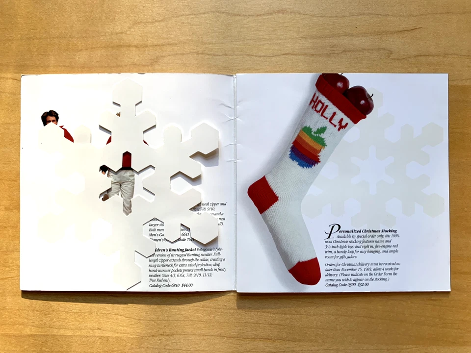 RARE 1983 Apple Computer Winter Collection Christmas Holiday Gift Catalog - Image 3 of 4
