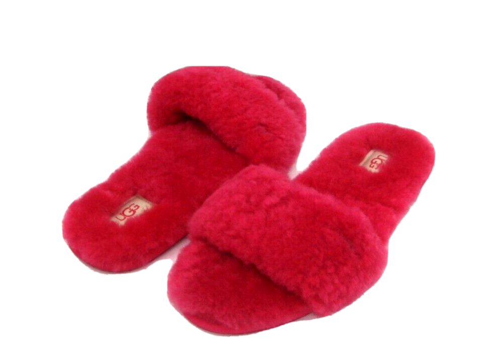 UGG W FLUFF SLIDE Ⅱ UGG FLUFF SLIDE II WOMEN SLIDE RED US 9 /UK 7 /EU 40 | eBay
