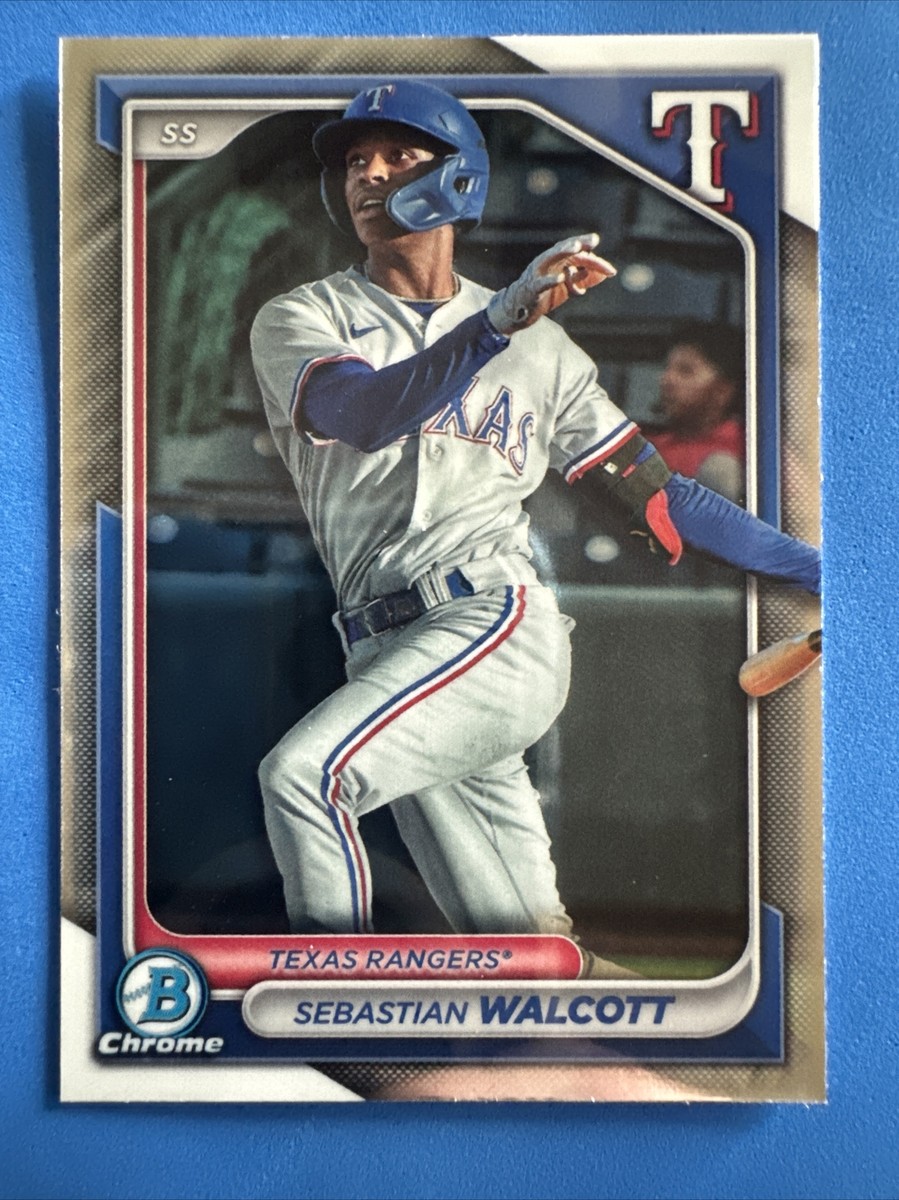 2024 Bowman Chrome Sebastian Walcott #BCP-81 Texas Rangers