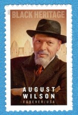 Scott #5555, MNH, Forever, August Wilson (2021)