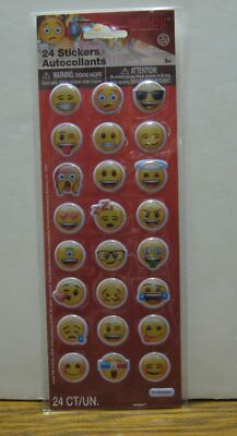 Vinyl Emoji 3D Raised Stickers #50580 Unique Industries - Smiley Emojis - 2016