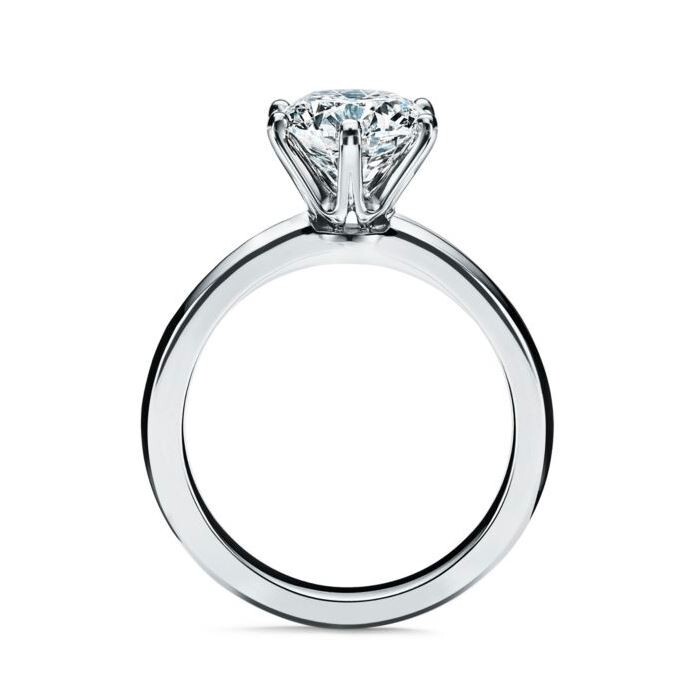 The Tiffany® Setting Engagement Ring in Platinum Size