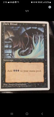 β Dark Ritual 3枚セット Dark Ritual Alpha Edition Regular for sale online | eBay