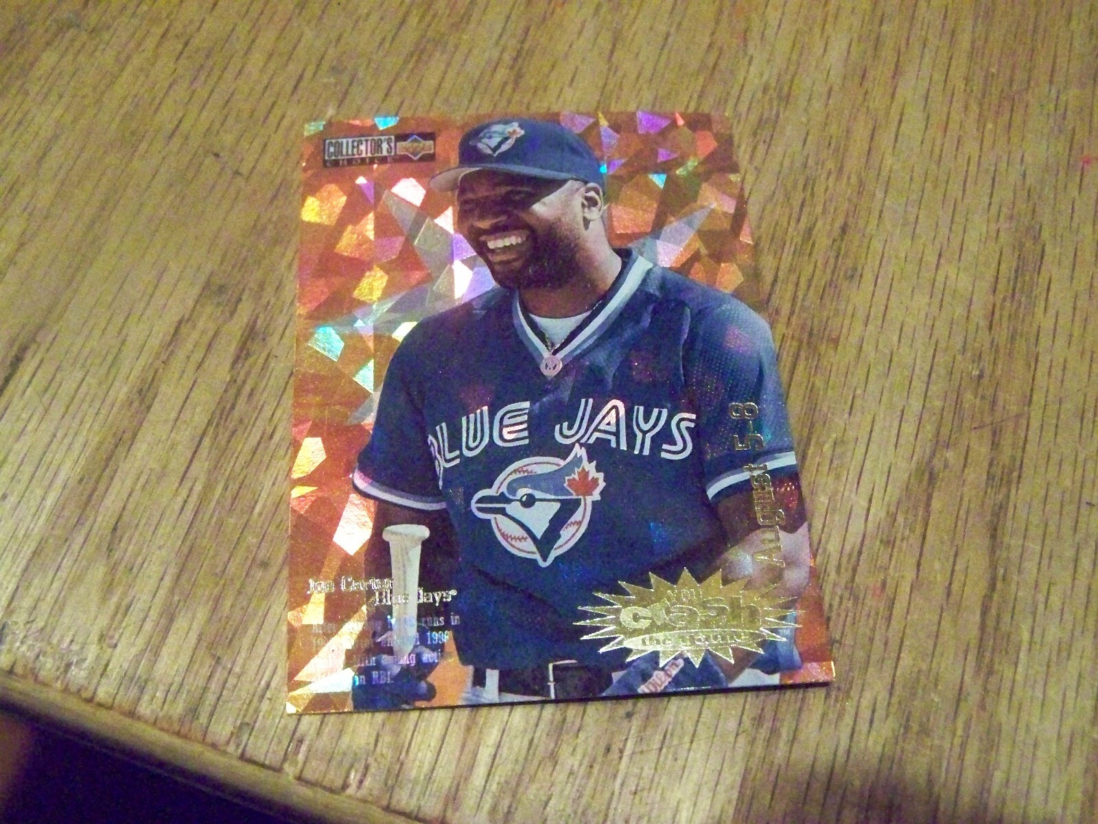 JOE CARTER  GOLD 1996 UPPER DECK COLLECTORS CHOICE YOU CRASH THE GAME  #CG30