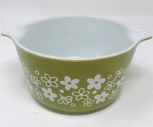 Vintage Pyrex Bowl 473 1 Qt. Spring Blossom