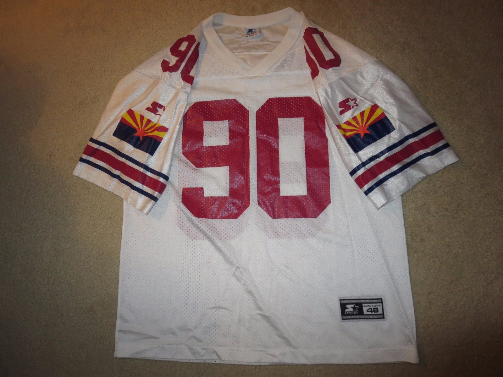 Andre Wadsworth #90 Arizona Cardinals NFL Jersey LG L 48 Rookie