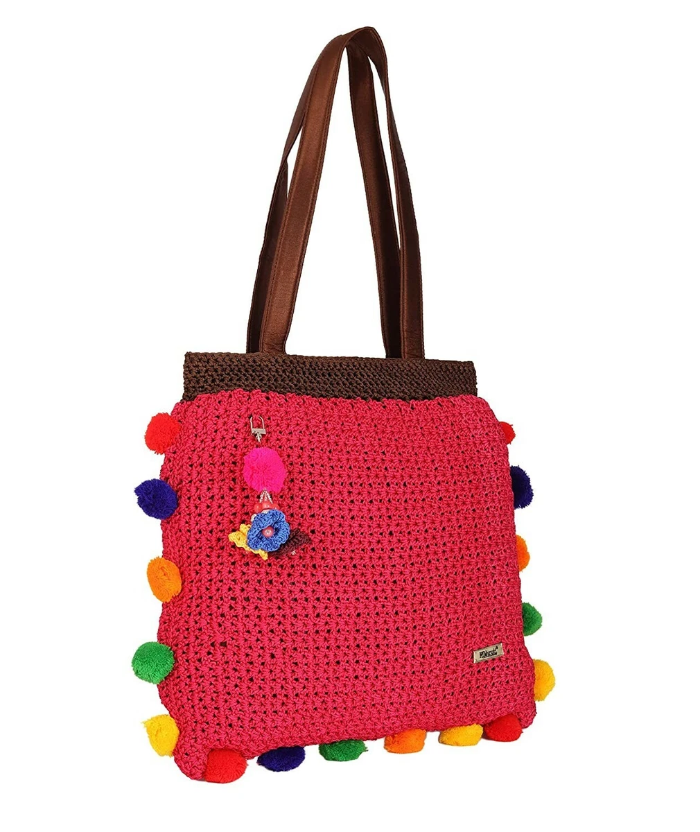 Mignon S duisante Rose Handmade Crochet Sac Besace Bandouli re
