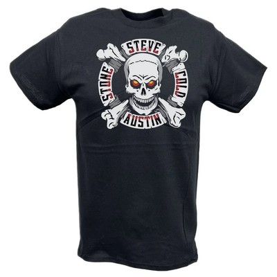 WWE Stone Cold Steve Austin Skull Crossbones T-Shirt