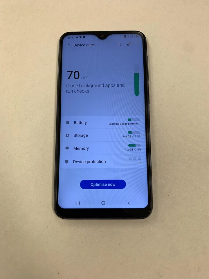 Samsung Galaxy A10 SM-A105FN 32GB Black 4G LTE Unlocked Android Smartphone - Image 2 of 3