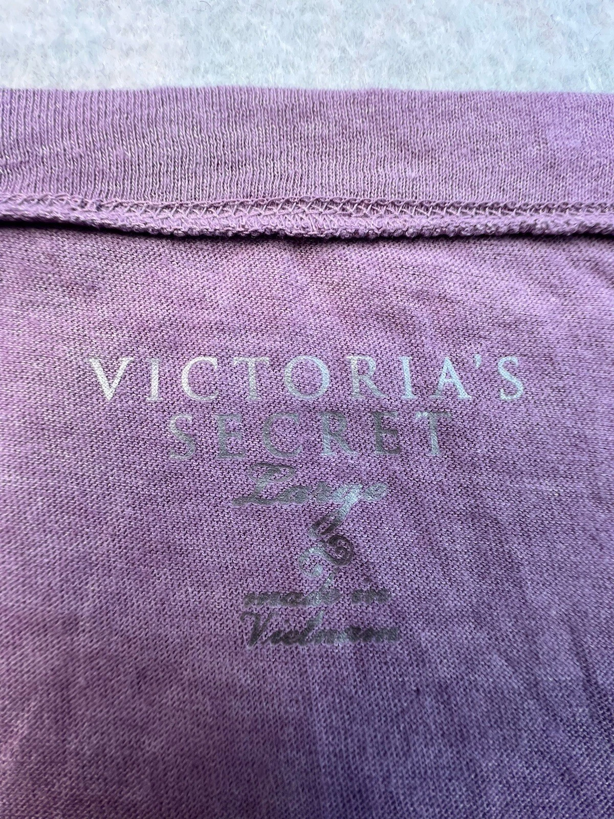 UNDERCOVER Camicia Abito Victoria Secret Midi Viola Cotone Scollo a V Taglia Large Dress