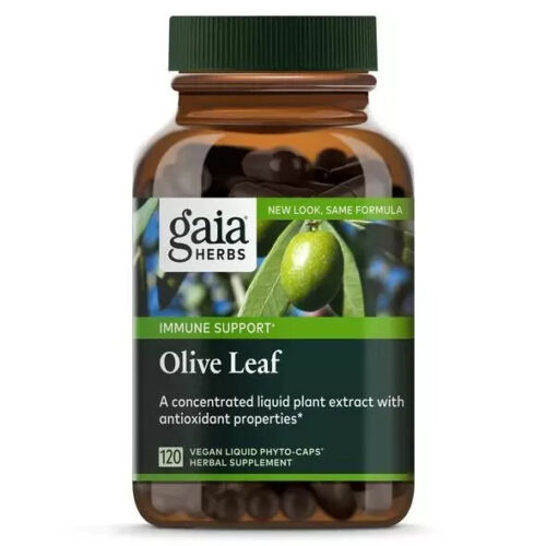 GAIA OLIVE LEAF. 120 VEGAN CAPSULES. FACTORY SEALED. EXP 11/2026