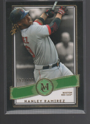 HANLEY RAMIREZ 2016 TOPPS MUSEUM GREEN CARD #28  /199