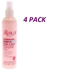 Roux Rejuvenating Keratin 233 Repair and Shine 8.45 oz.(4 Pack)