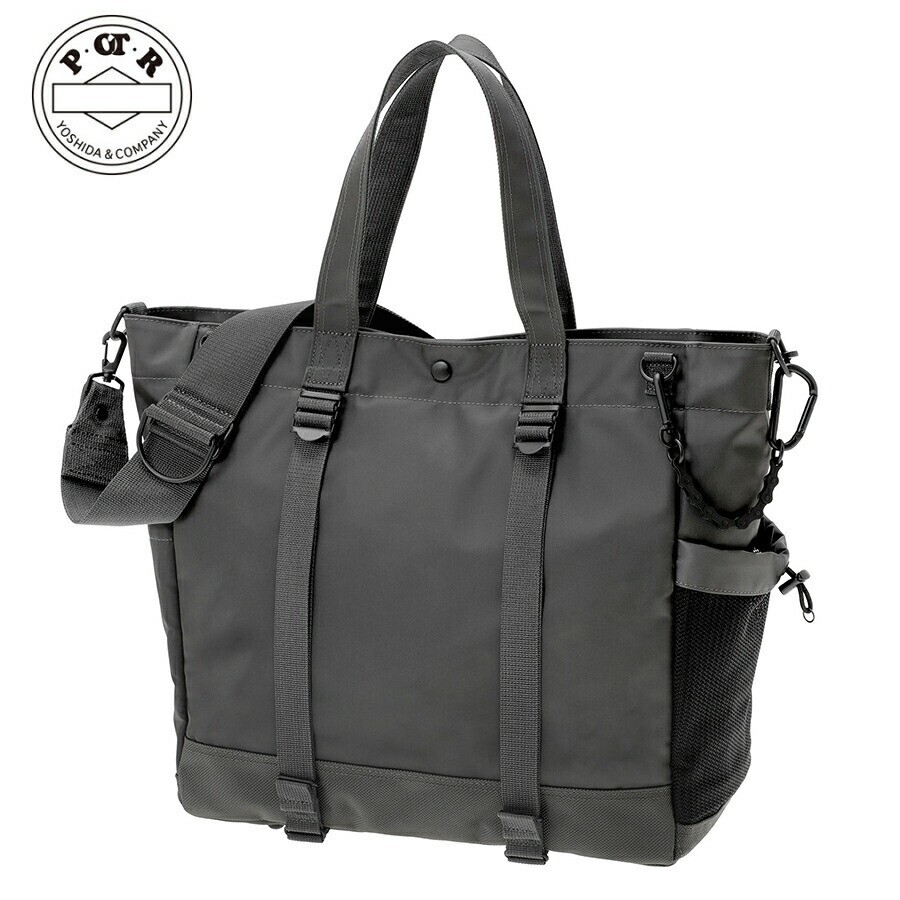 POTR RIDE 2WAY TOTE BAG L 997-17077-11 Graphite PORTER