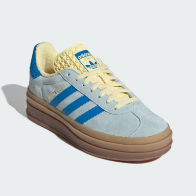 Adidas Women's Gazelle Bold "Almost Blue/Yellow" - IE0430 Expeditedship |  eBay