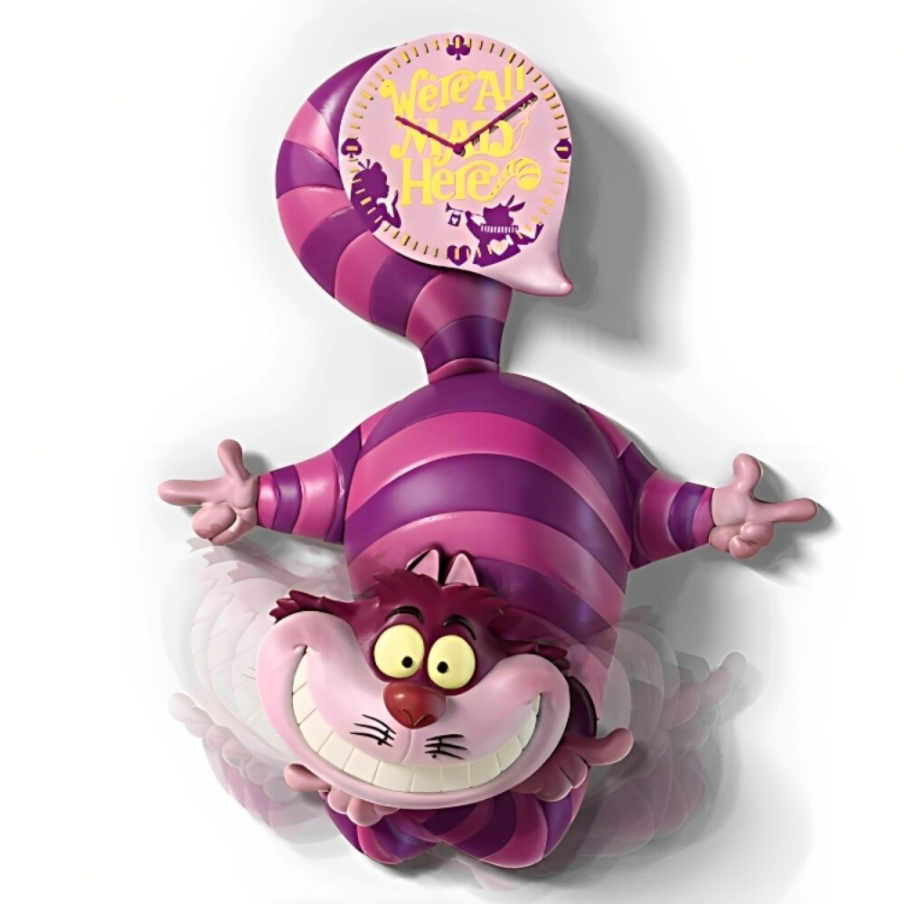 Bradford Exchange Disney Alice In Wonderland Cheshire Cat Glow