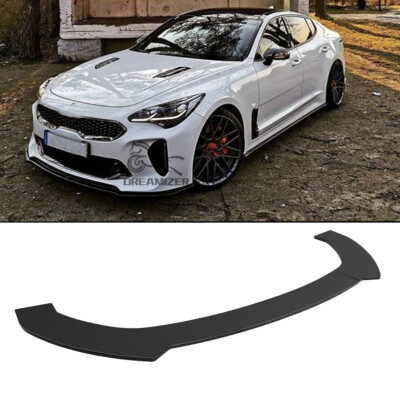 Gloss Black Front Bumper Lip Splitter Spoiler Body Kits For Kia Stinger GT-Line