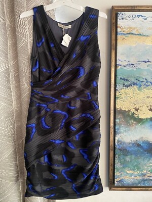 halston heritage dress blue Casi Gown In Jersey main image 0