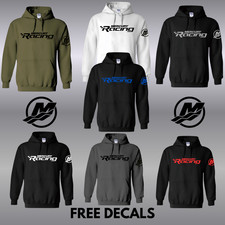 Mercury Outboard Racing Verado Hoodie w FREE Vinyl Decals.