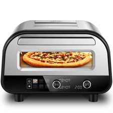 Upgraded Pizza Oven Heats up to 840°F Makes 12 Inch Pizzas in 90 Seconds Coun...