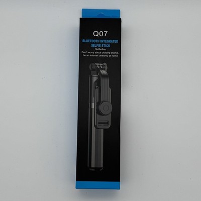 Q07 Bluetooth Integrated Selfie Stick Black New