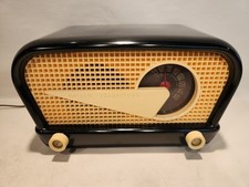 Restored 1948 Philco Transitone Flying Wedge Model 48-230 Antique Tube AM Radio