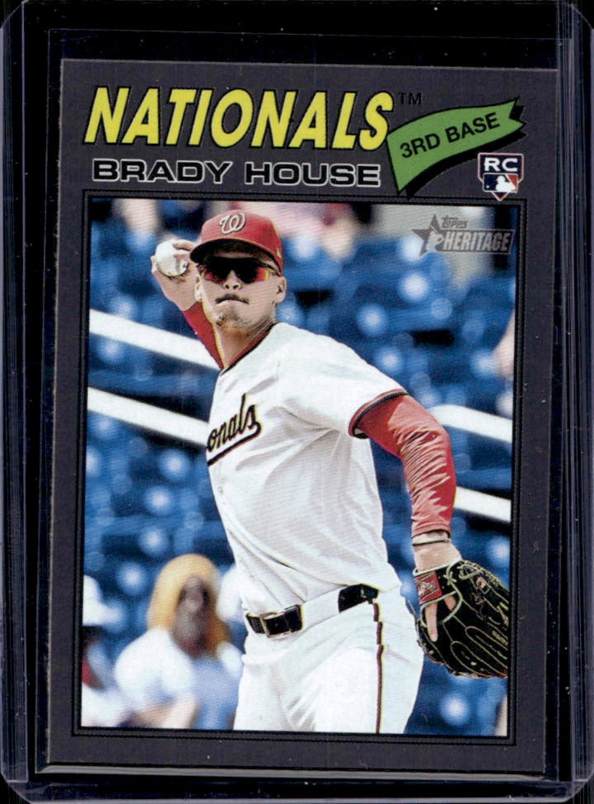 2026 Topps Heritage Brady House RC Dark Gray Border Rookie #153 Nationals