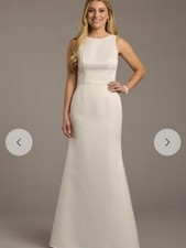 Db Edit Classic Sleeveless Cream Bridal Gown Size 6 Nwt