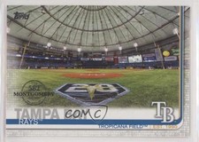 2019 Topps Factory Set 582 Montgomery Club Tropicana Field Tampa Bay Rays 6ns