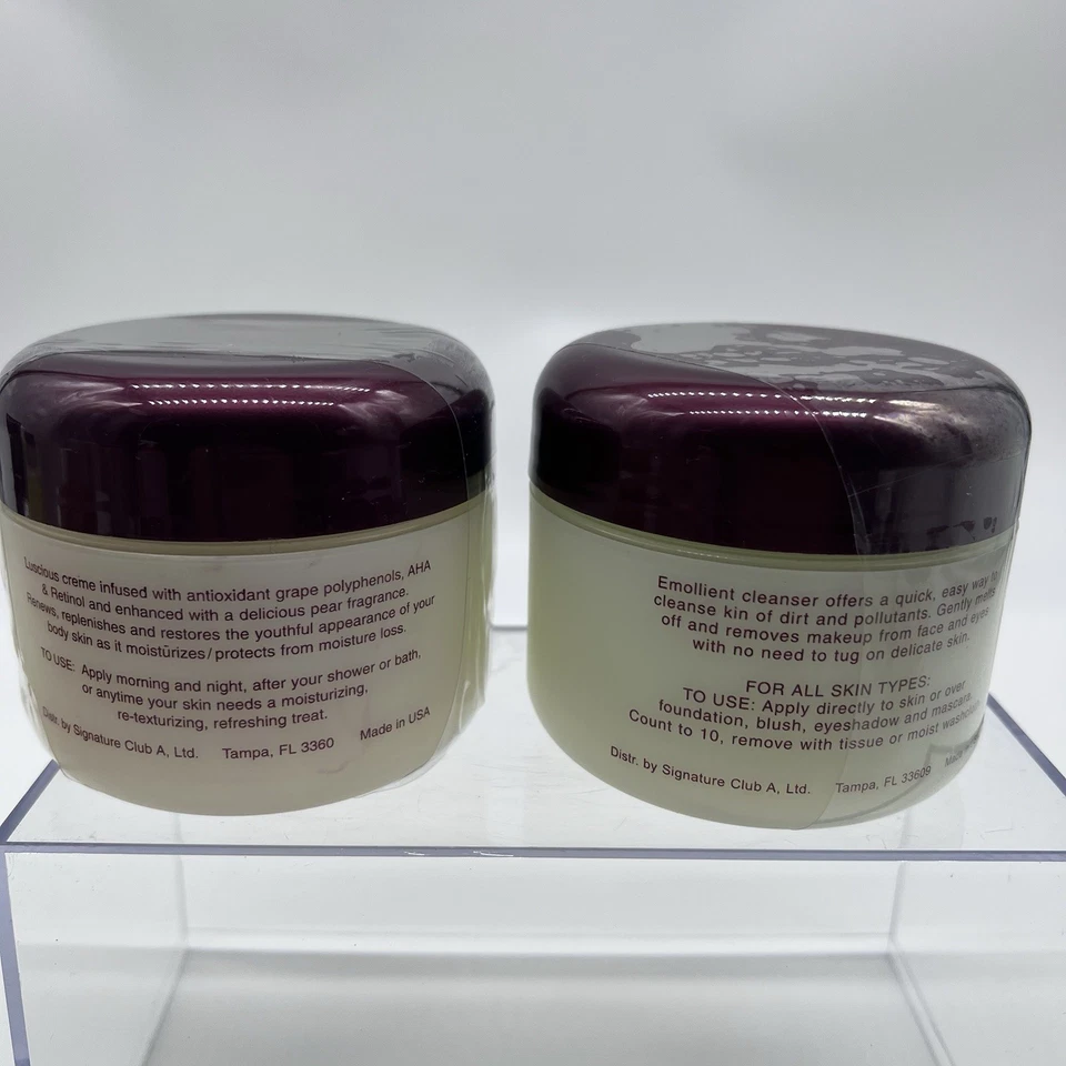 Signature Club A 5 Essentials Vinoplex Fresh Pear Body Crème+Fresh Pear Cleanser - Image 4 of 4