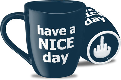 Have a Nice Day Funny Coffee Mug, Funny White Elephant Gifts for , Gag Gifts for