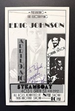ERIC JOHNSON - Autographed 1st Printing Rare SIGNED Austin Texas Concert Poster