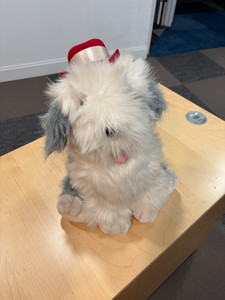 Vintage Dakin Old English Sheepdog Plush