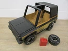 Vintage 1970's Tonka Jeep Bronco MR-970 Pressed Steele Toy Truck w/ Gas Can