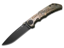 Spartan Blades Harsey Folder SF5 Bronze 2nd Amendment Titanium MagnaCut Knife