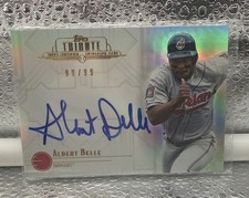 ALBERT BELLE 2014 Topps Tribute Auto 99/99 - eBay 1/1 - Cleveland Indians