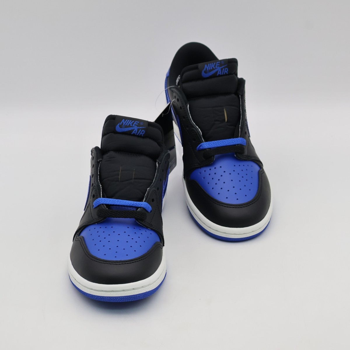 IB1981-004 Nike Air Jordan 1 Low '85 Black and Royal Blue (Men's