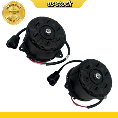 2x Radiator Fan Motor For Lexus RX400h 2006 07 For Toyota Highlander 16363-20400
