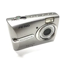Olympus Digital Camera FE-140 6.0 Megapixel Silver Tested/Working READ