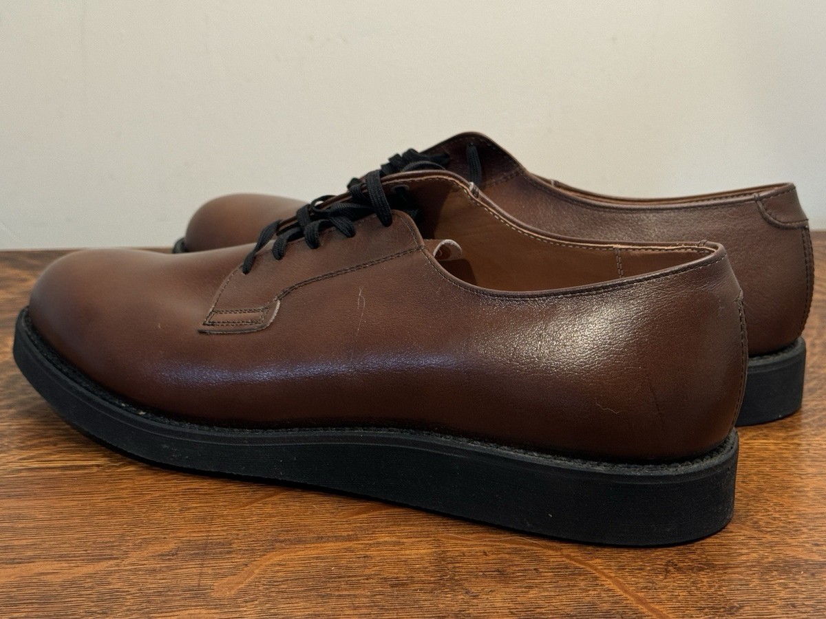 RED WING POSTMAN OXFORD shoes 9401-2 US 12 B UK 11 46 1980s UNWORN
