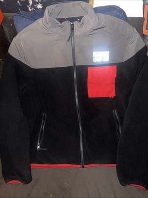 Billionaire Boys Club Mens Red Long Sleeve Full Zip Marathon Jacket Sz 3XL