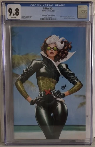 X-Men #21  Nakayama VIRGIN VARIANT  CGC 9.8 Graded Comic Book   Marvel Comics