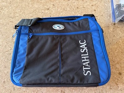 Stahlsac Regulator Bag for Scuba Diving, blue and black